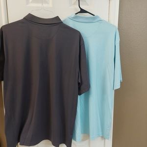 2 used men's pullover shirt.